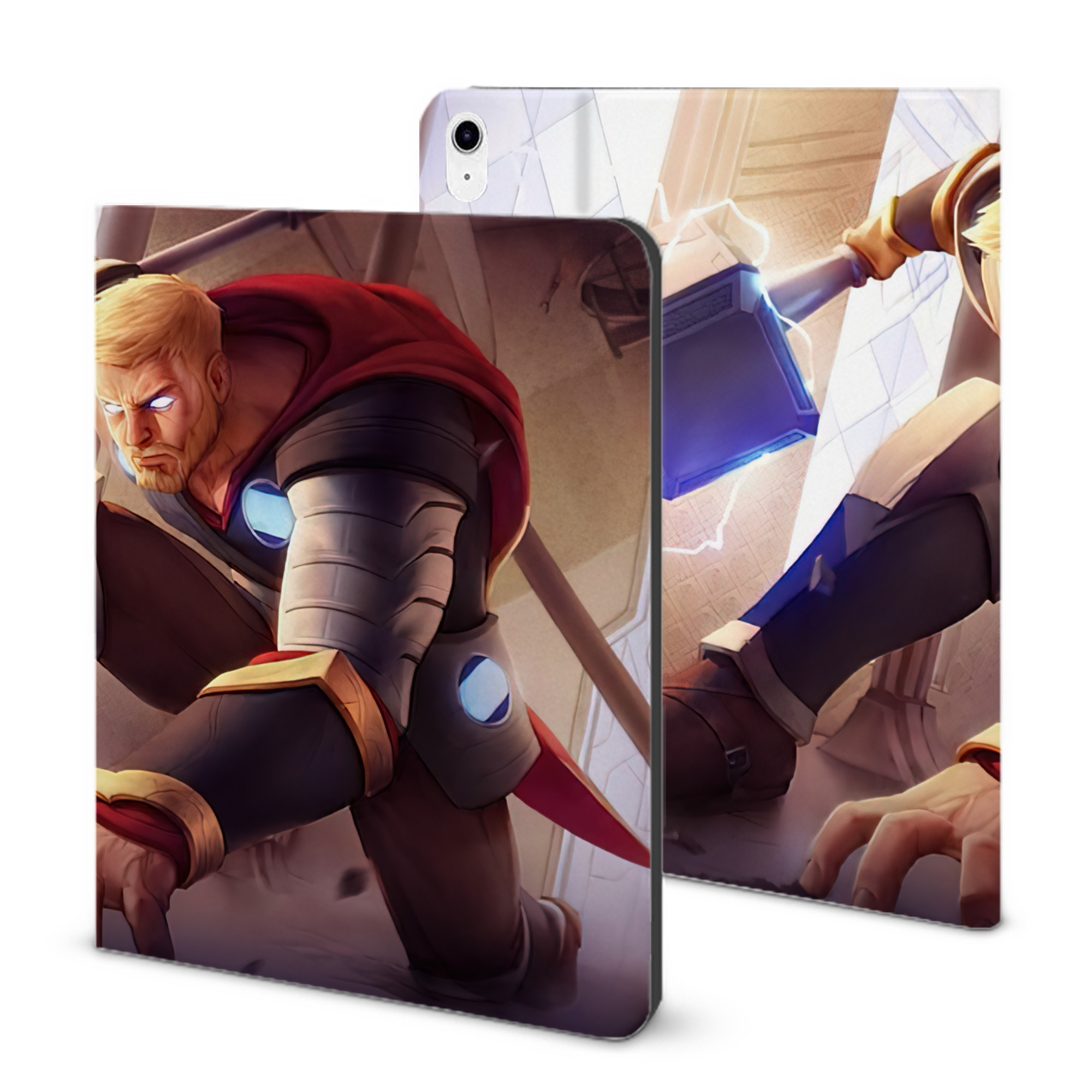 （画像用） アベンジャーズ The Avengers IPad ケース ブック型 PUレザー TPU 耐衝撃 軽量 薄型 ペン収納なし 全面保護 IPad 各モデル対応